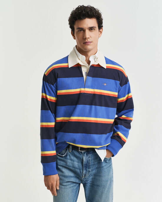 Heavy Rugger met gekleurde strepen