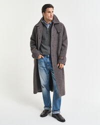 Trui met korte rits van buitengewoon zachte lamswol