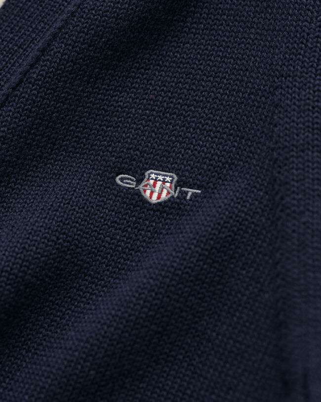 Klassiek vest van katoen