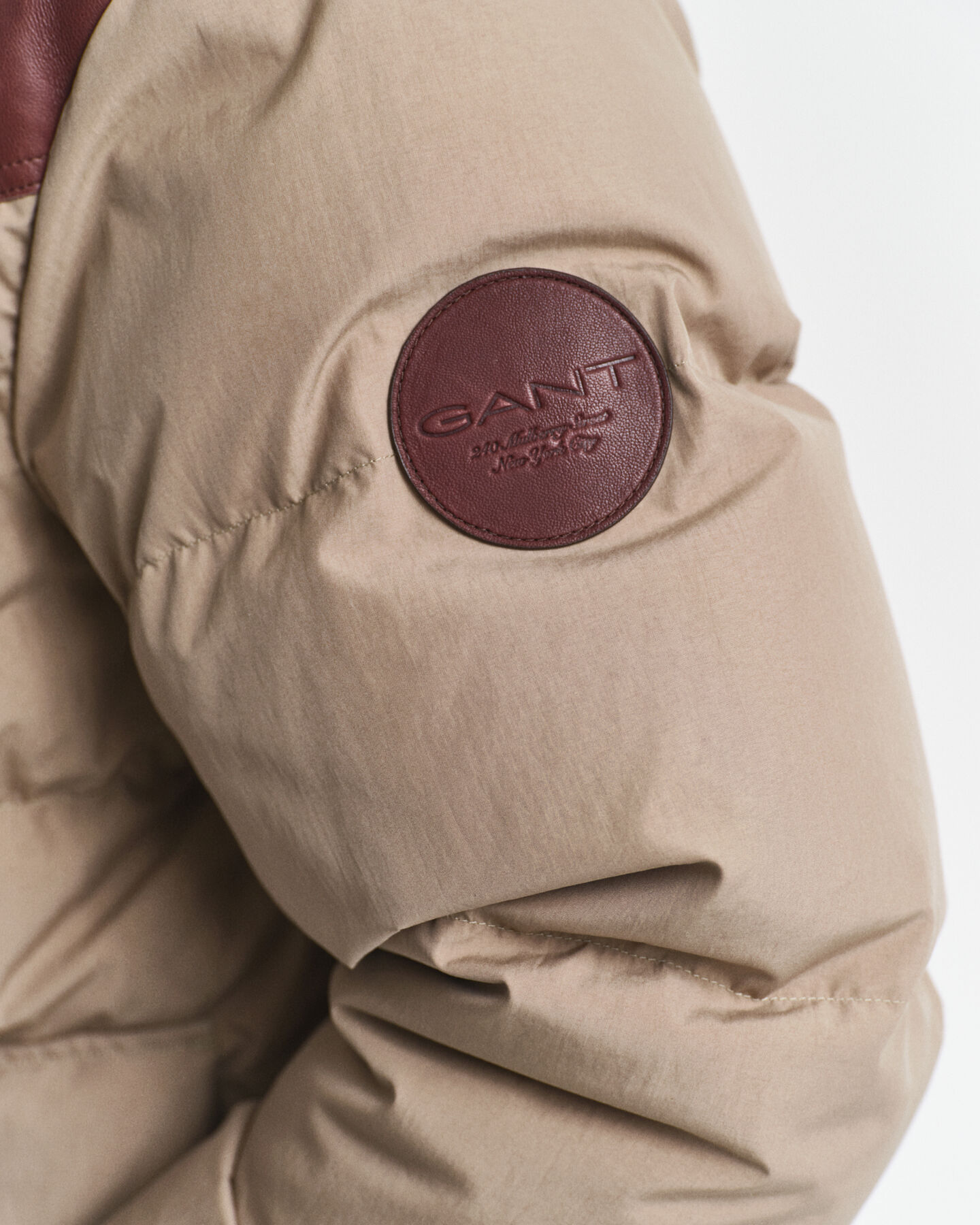 Katoenen parka met ganzendons