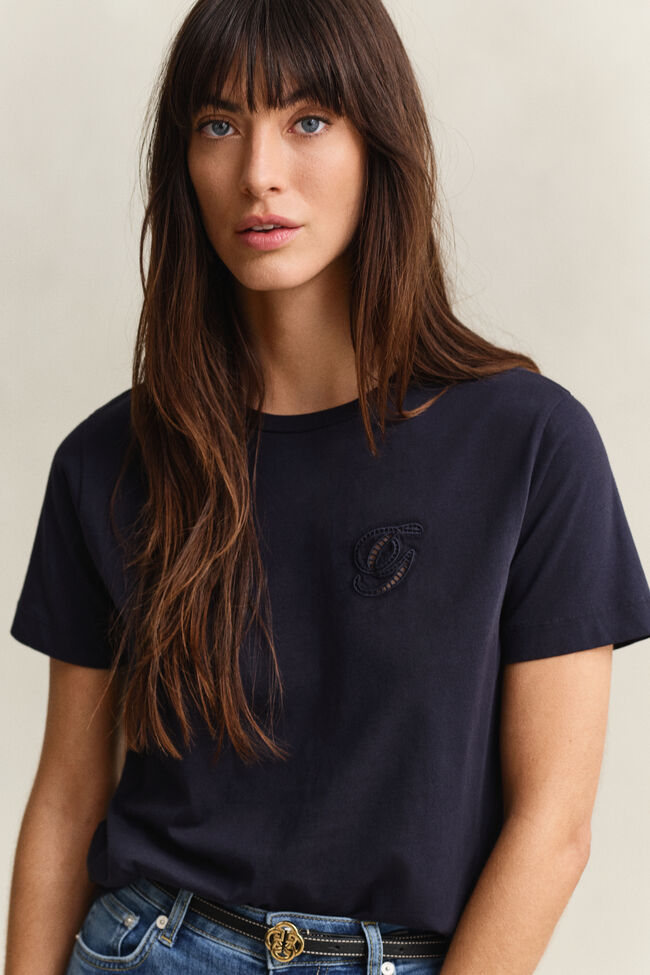 T-shirt met letters