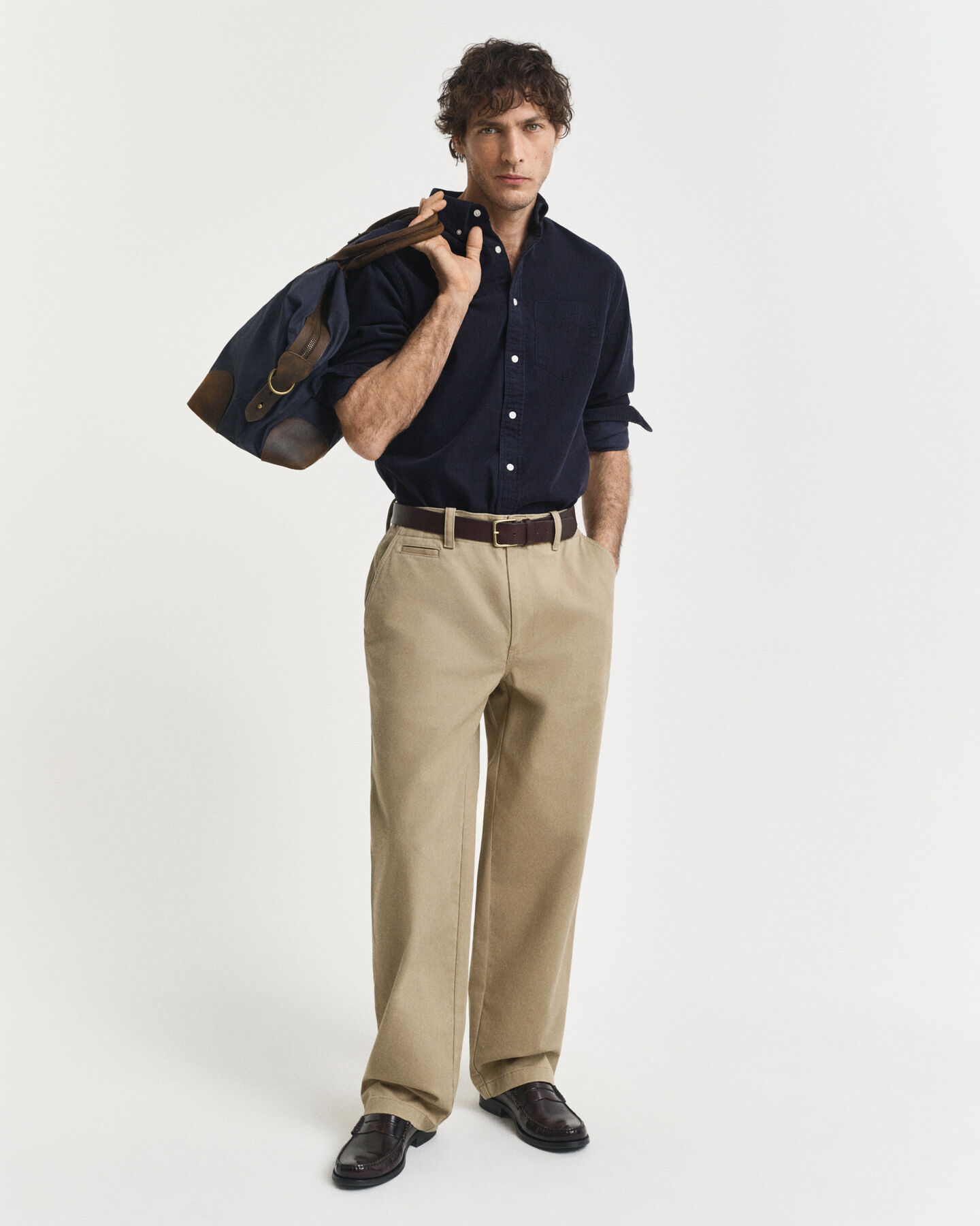 Regular Fit corduroy overhemd