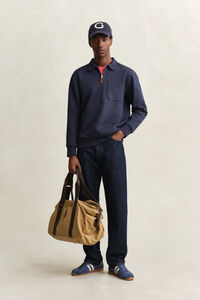 Punta di Roma sweatshirt met korte rits