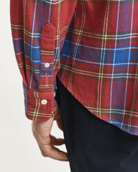 Relaxed Fit geruit overhemd van keperstof