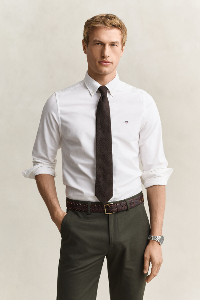 Slim Fit klassiek Oxford-overhemd