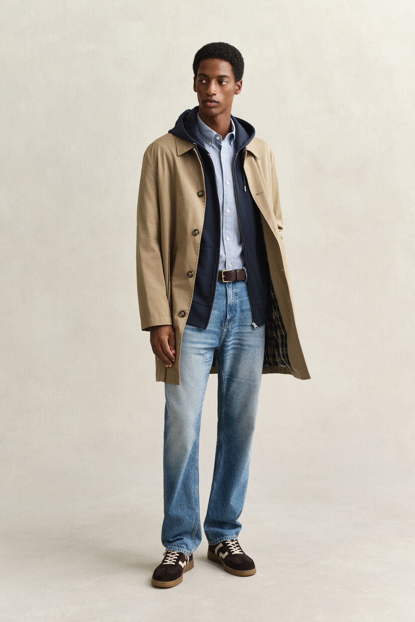 Shield hoodie met ritssluiting