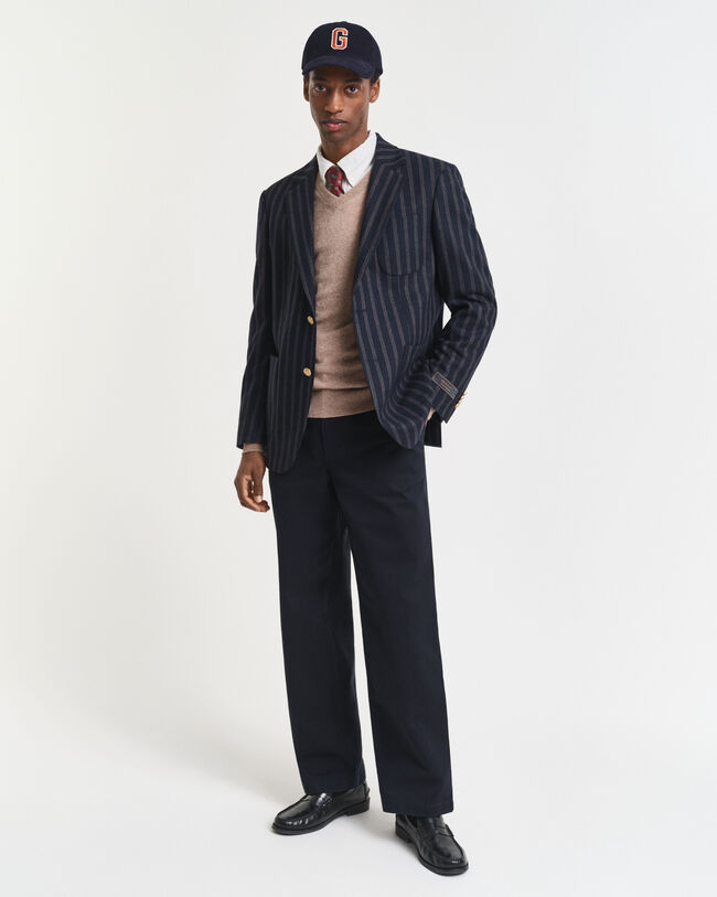 Trui met V-hals van buitengewoon zachte lamswol