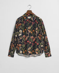 Relaxed Fit overhemd van viscose met bloemenprint