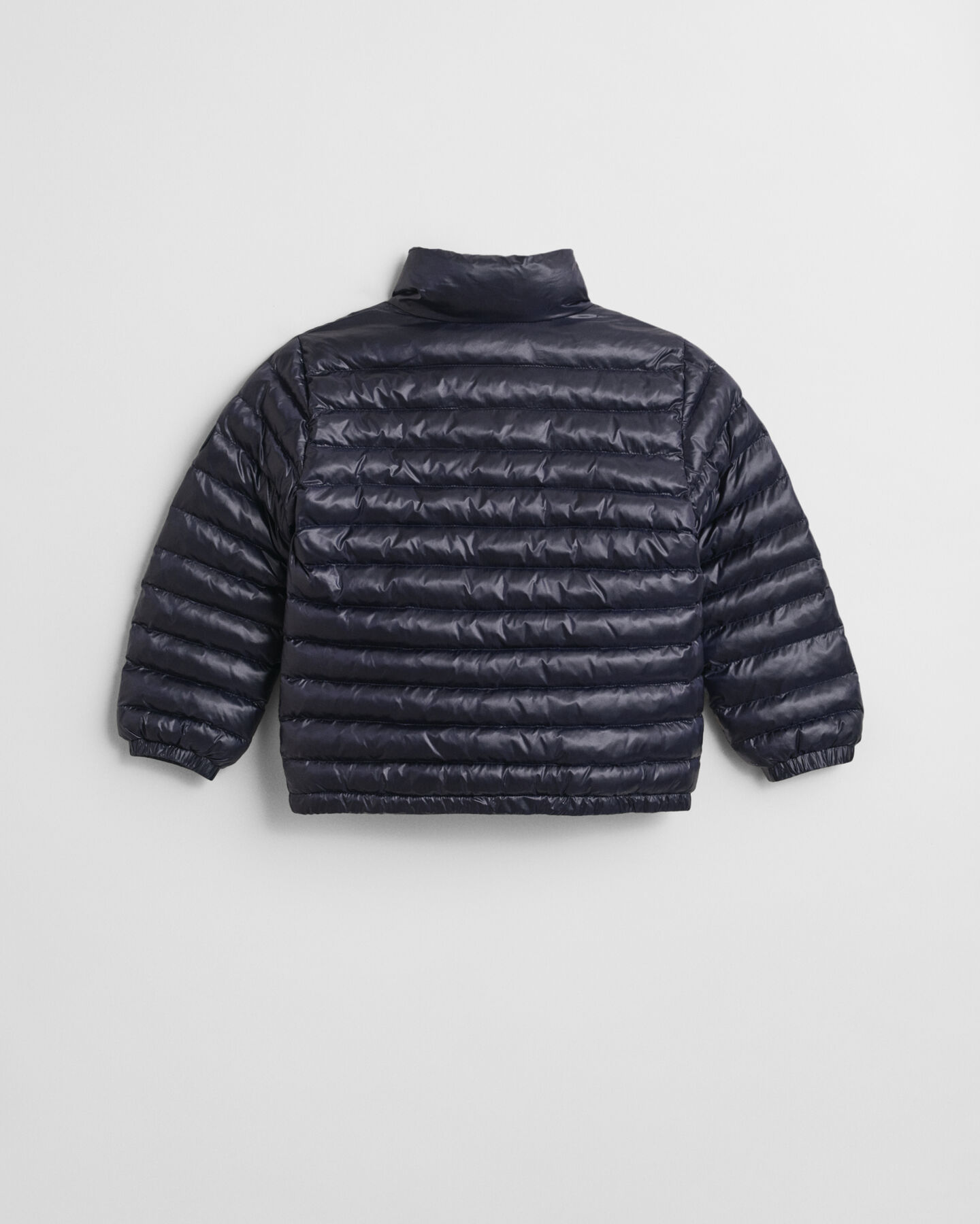 Kids glanzend lichtgewicht donsjack met wattering