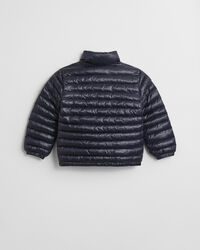 Kids glanzend lichtgewicht donsjack met wattering
