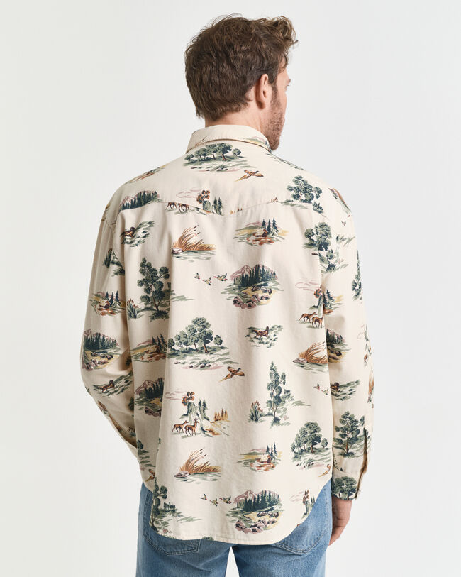 Relaxed Fit Rodeo-overhemd met print