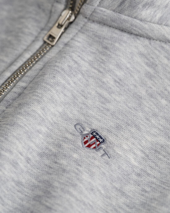 Kids Shield sweatshirt met korte rits