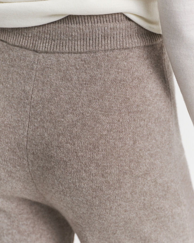 Broek van gebreide wol