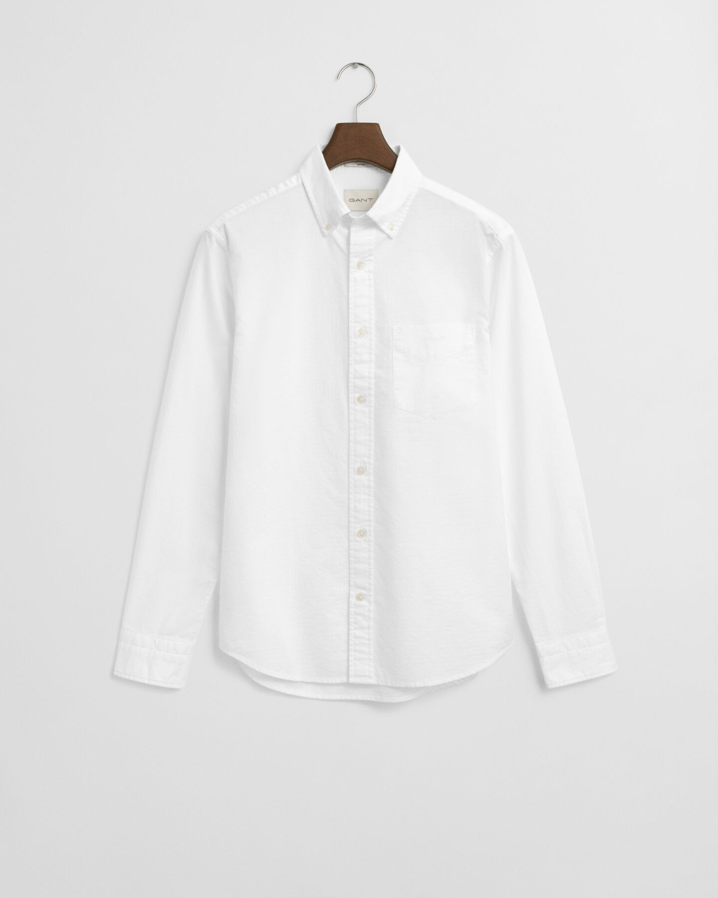 Regular Fit Oxford-overhemd van dobbyweefsel met stippen