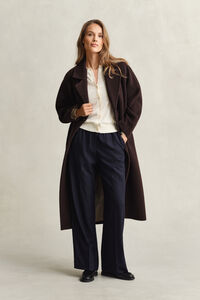 Lichtgewicht vest met ronde hals