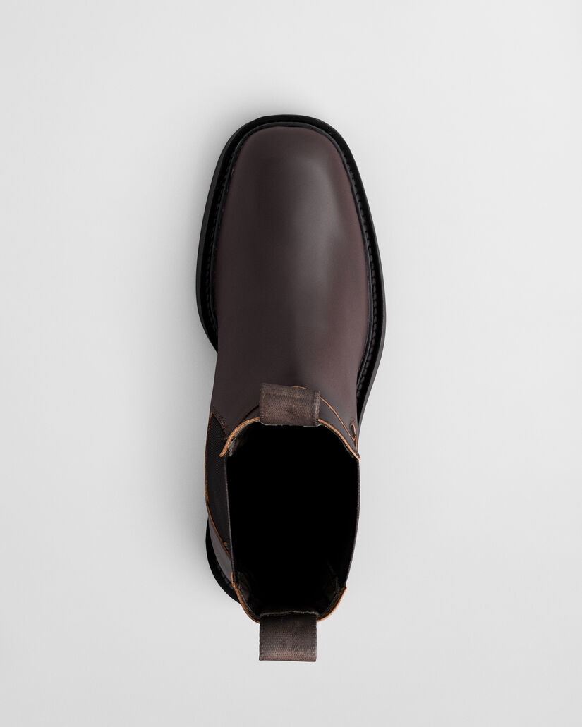 Fallwi halfhoge leren laarzen