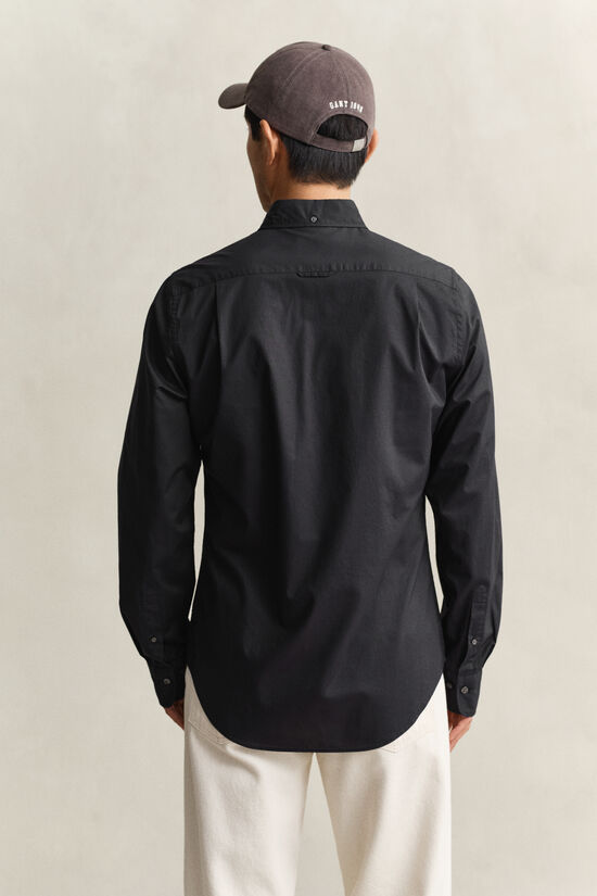 Slim Fit Classic overoverhemd van poplin