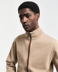 Sacker Rib vest met ritssluiting