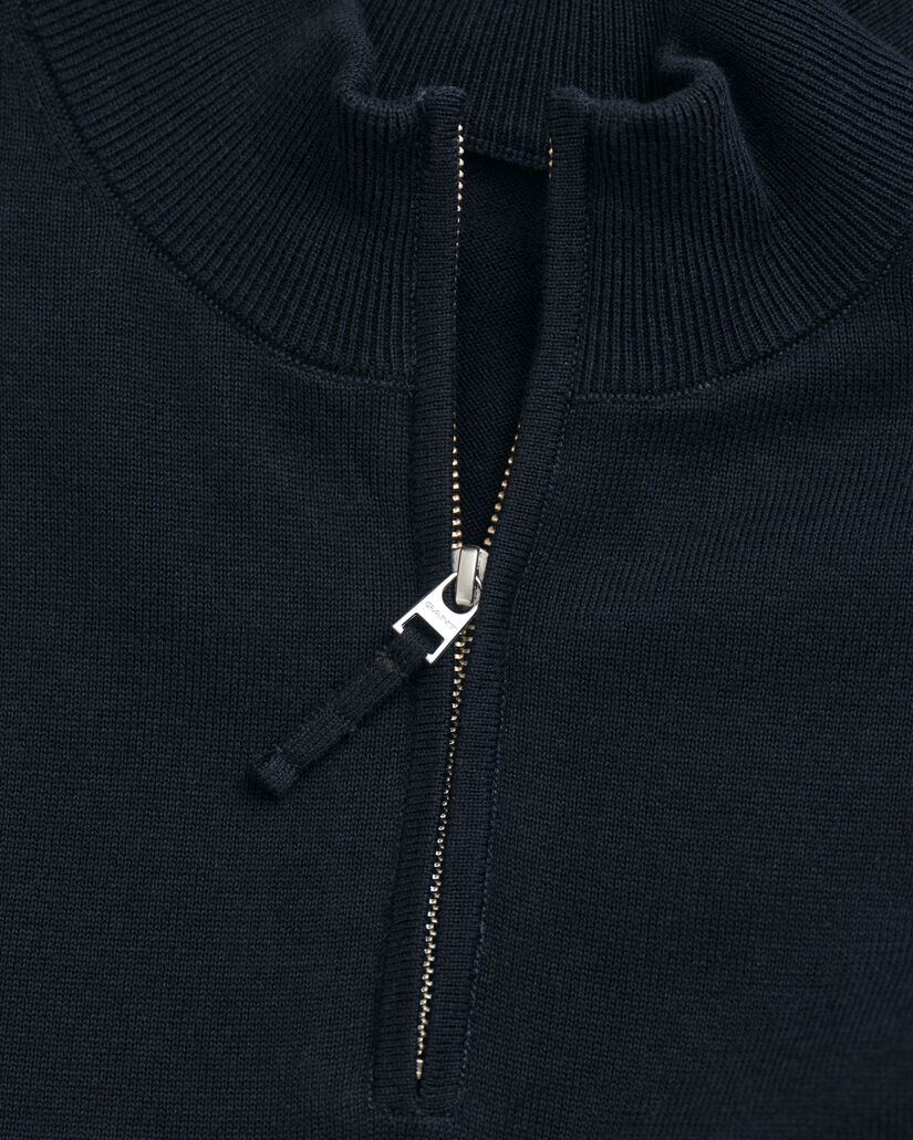 Teens Shield katoenen sweater met korte rits