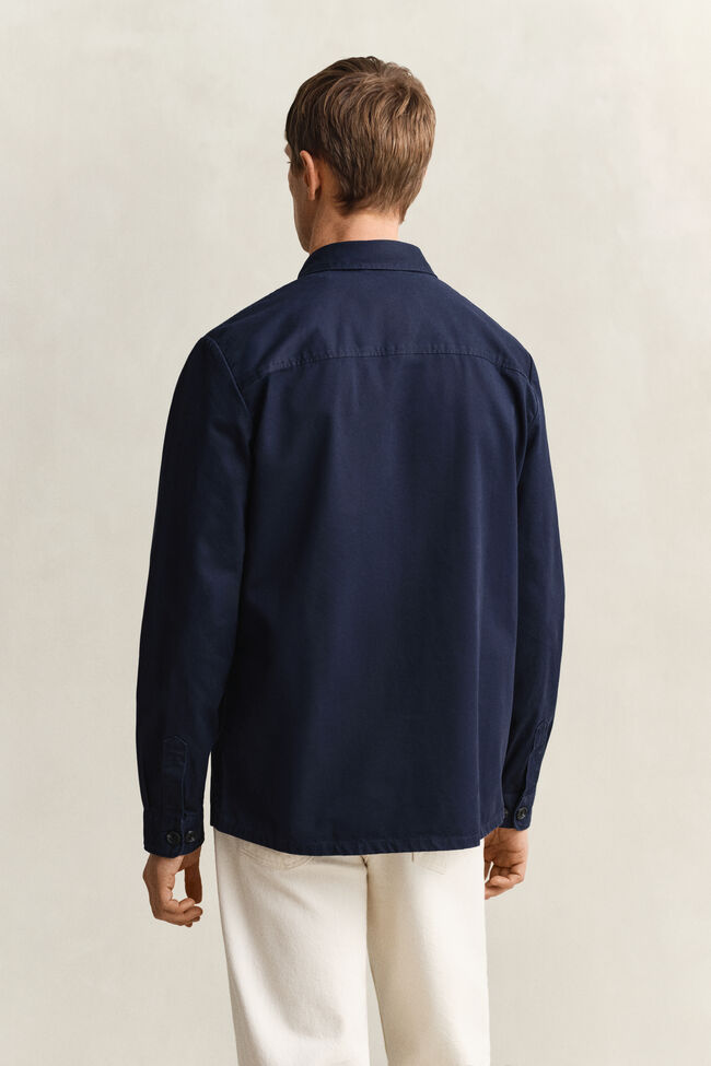 Overshirt van keperkatoen
