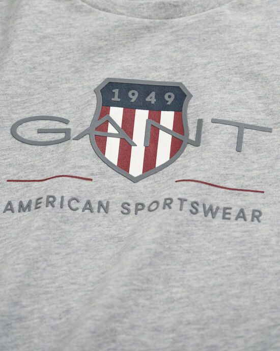 Kids Archive Shield T-shirt met lange mouwen