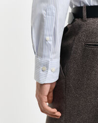 Slim Fit overhemd van stretchpoplin met strepen