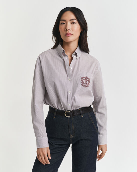 Relaxed Fit Classic Graphic overhemd van poplin