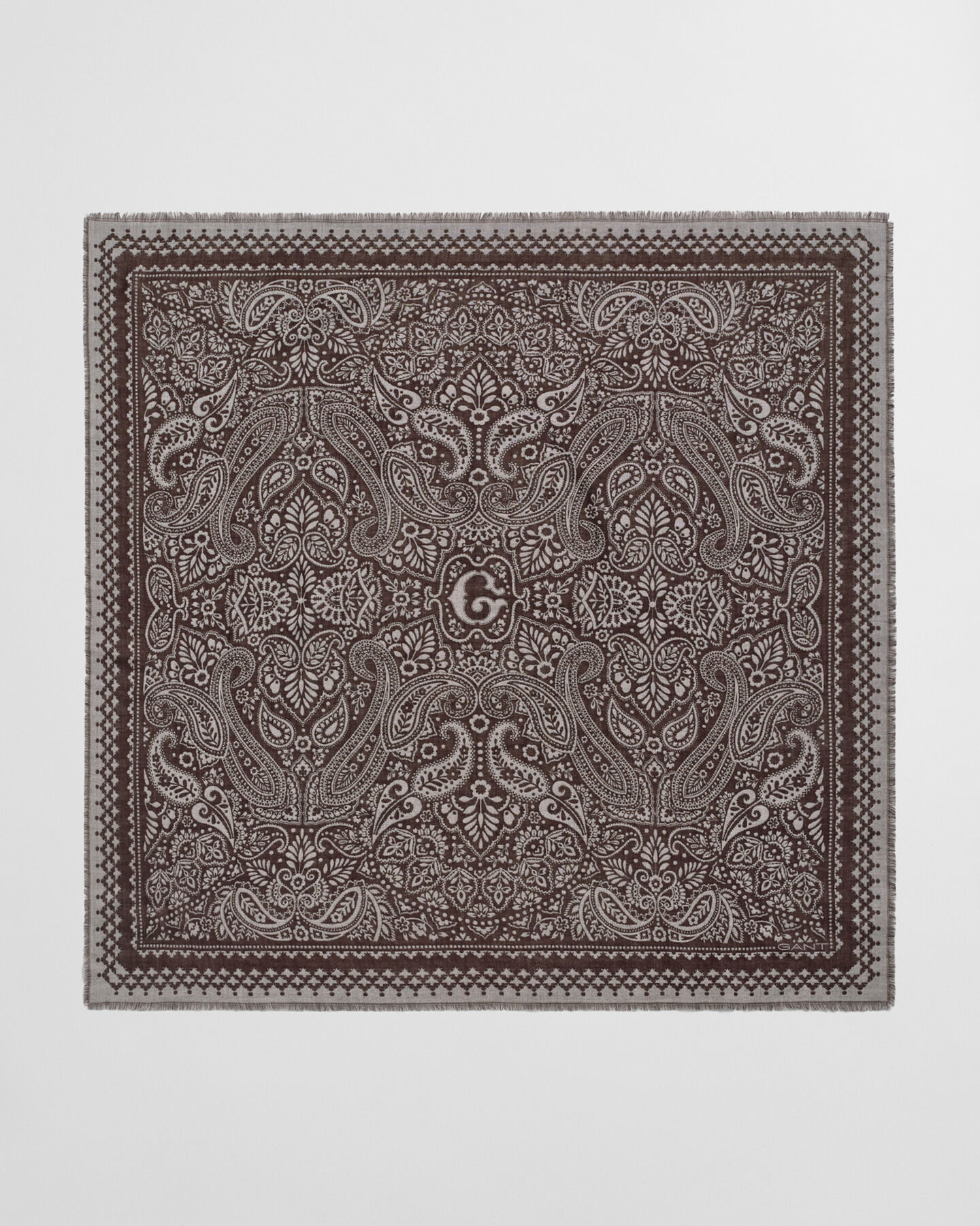 Paisley sjaal van merinowol