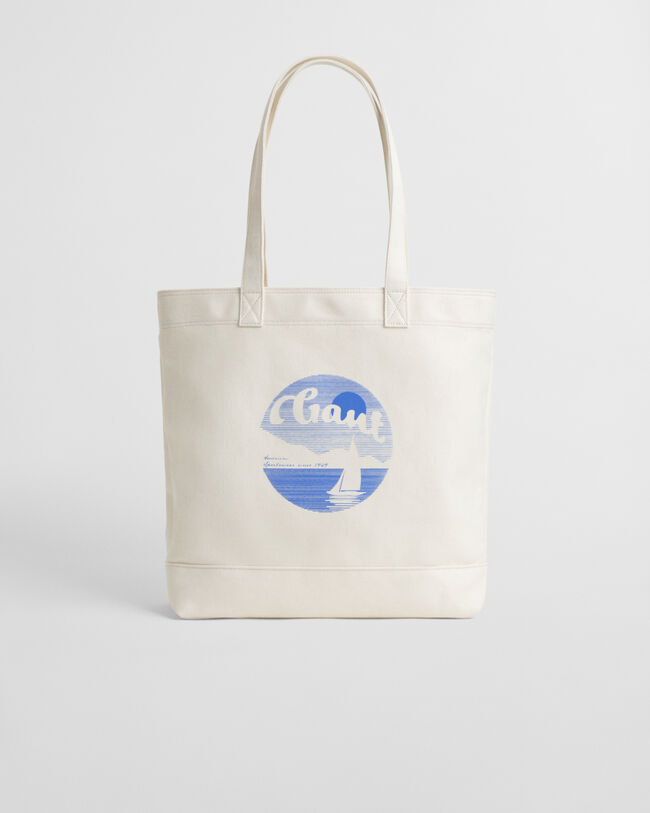 Graphic draagtas van katoencanvas