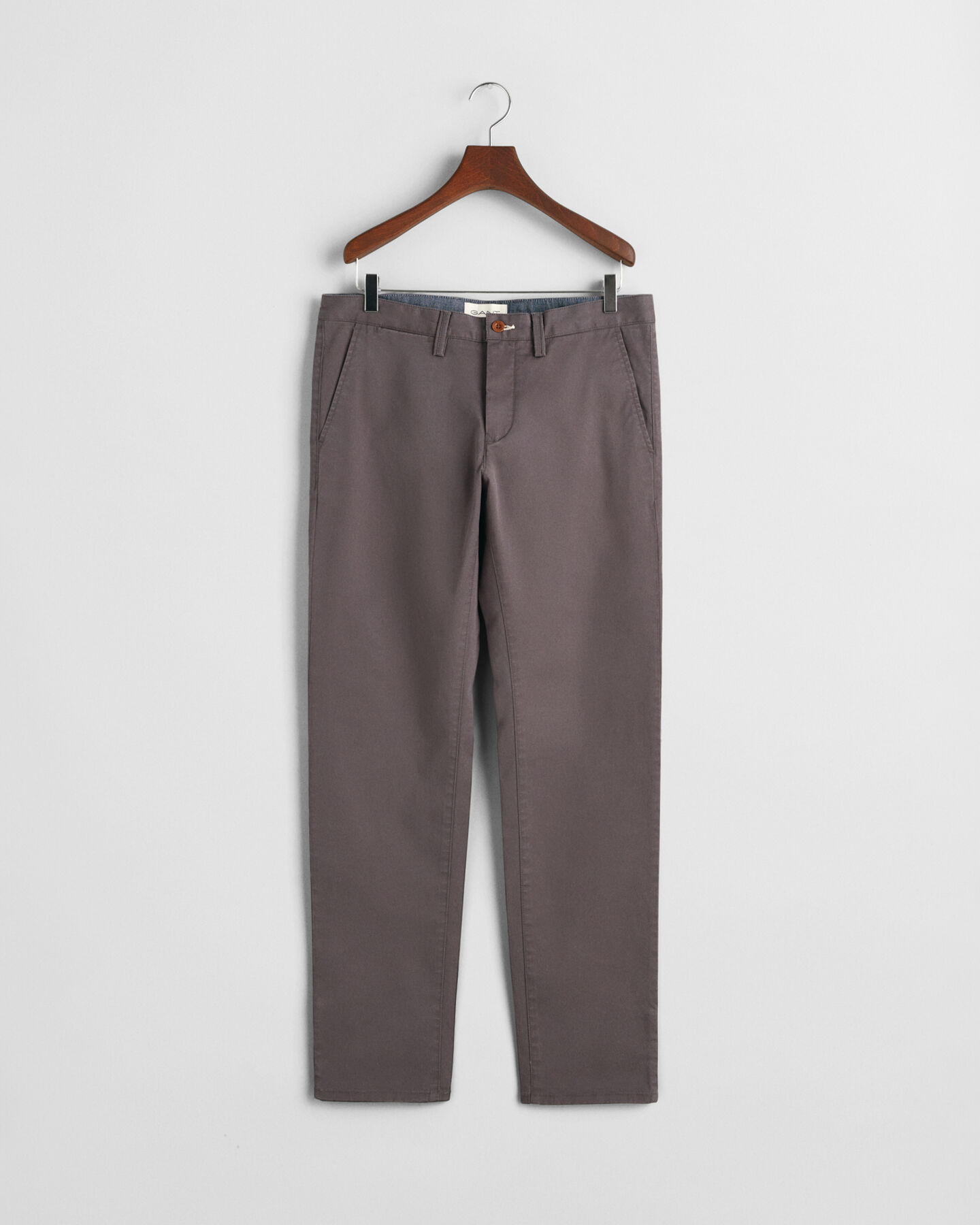 Slim Fit chino van keperstof