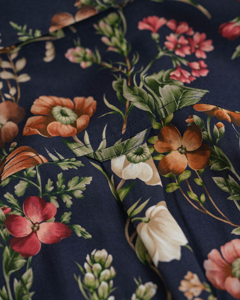Halflange overhemdjurk met bloemenprint
