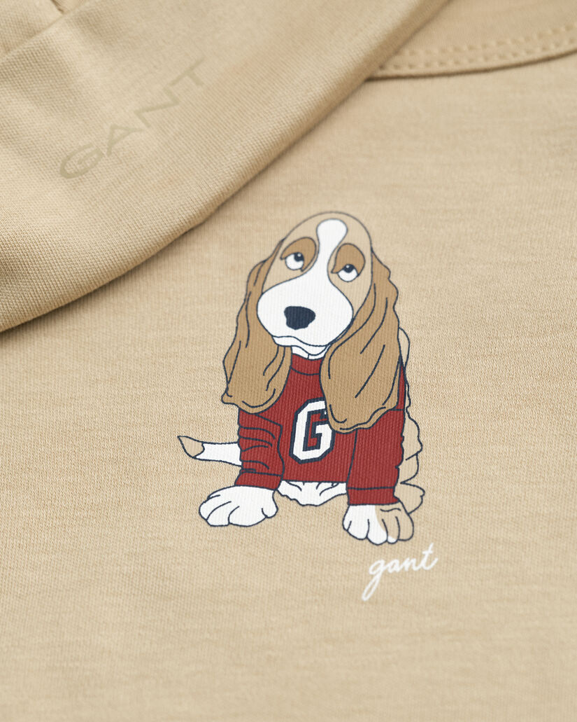 Baby rompertje & beanie met een hondenprint