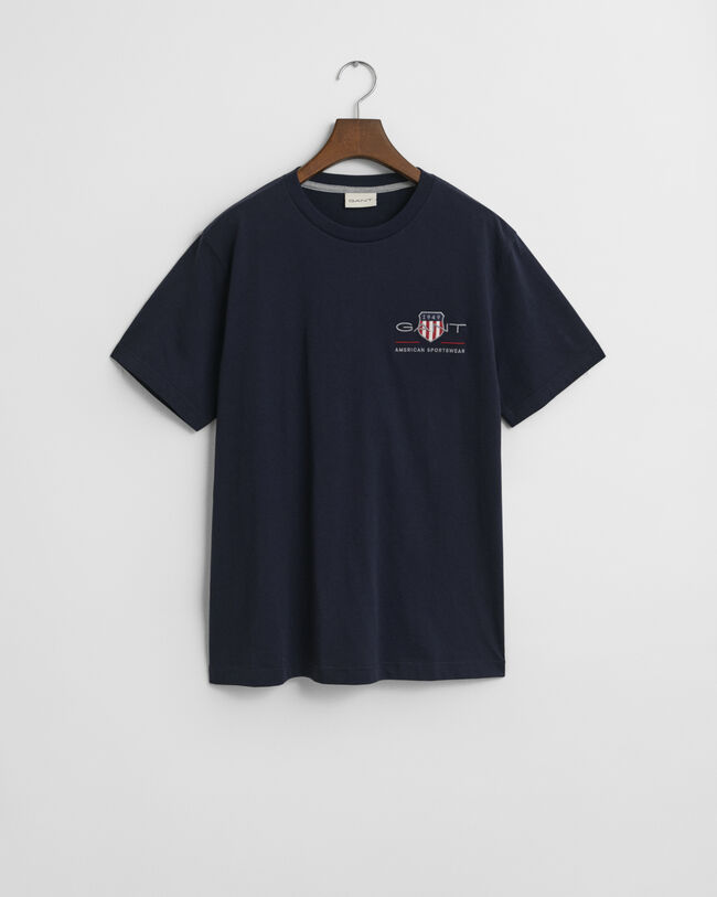 Geborduurd Archive Shield T-shirt