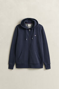 Shield hoodie met ritssluiting