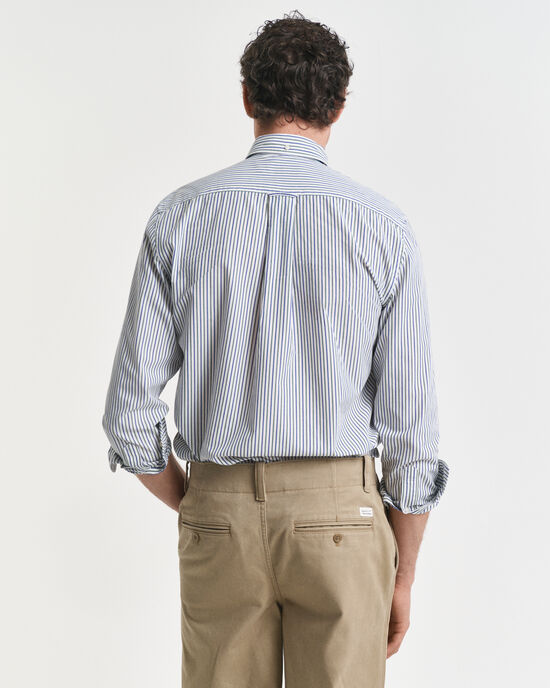 Regular Fit Classic gestreept overhemd van poplin