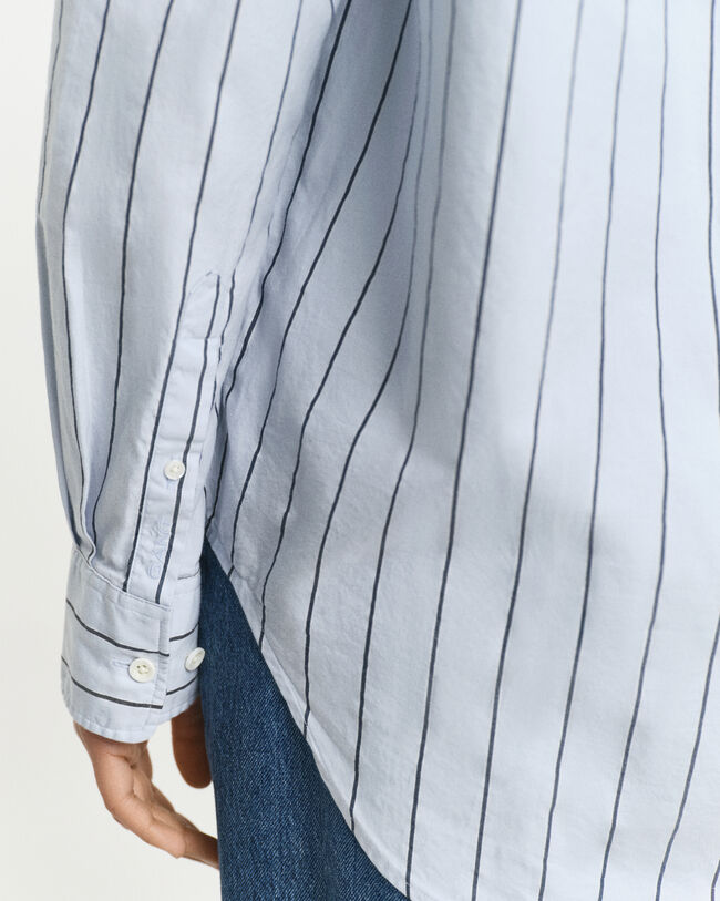 Relaxed Fit Luxury Oxford-overhemd met strepen