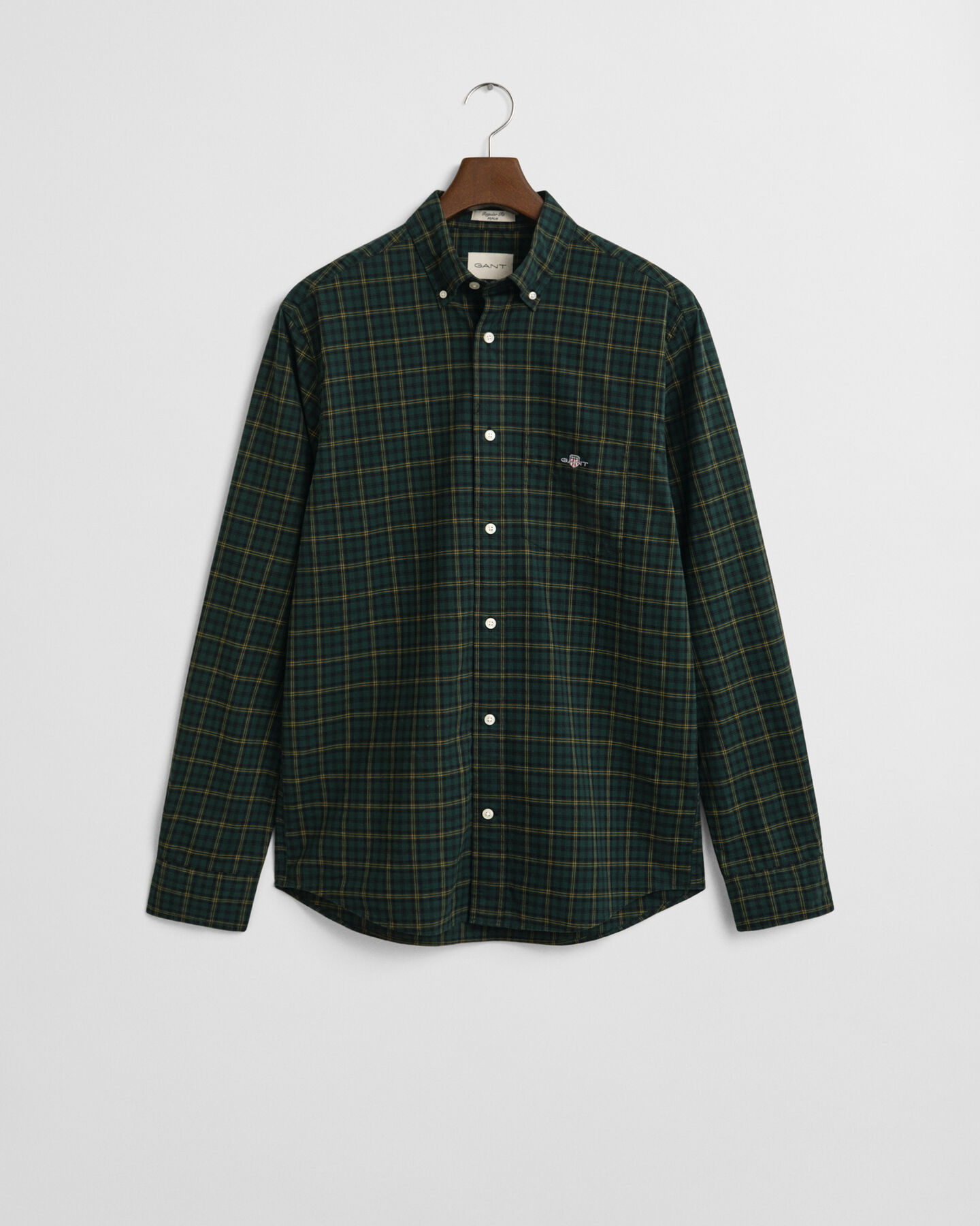 Regular Fit Classic geruit overhemd van poplin