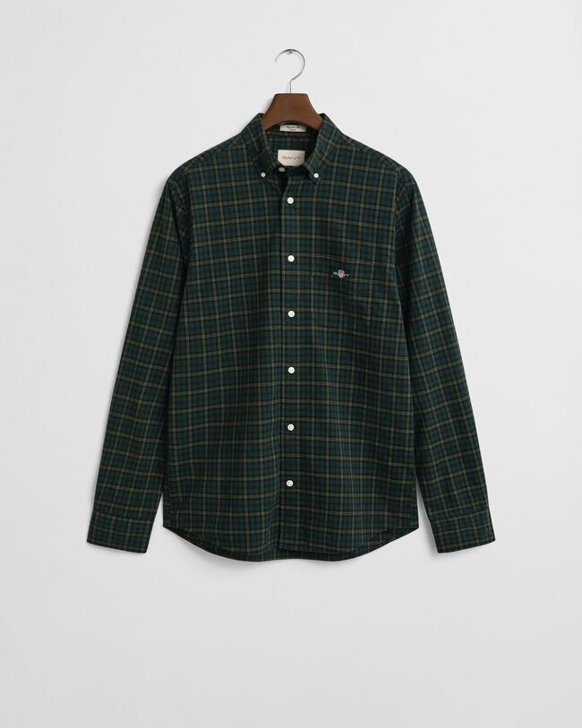 Regular Fit Classic geruit overhemd van poplin