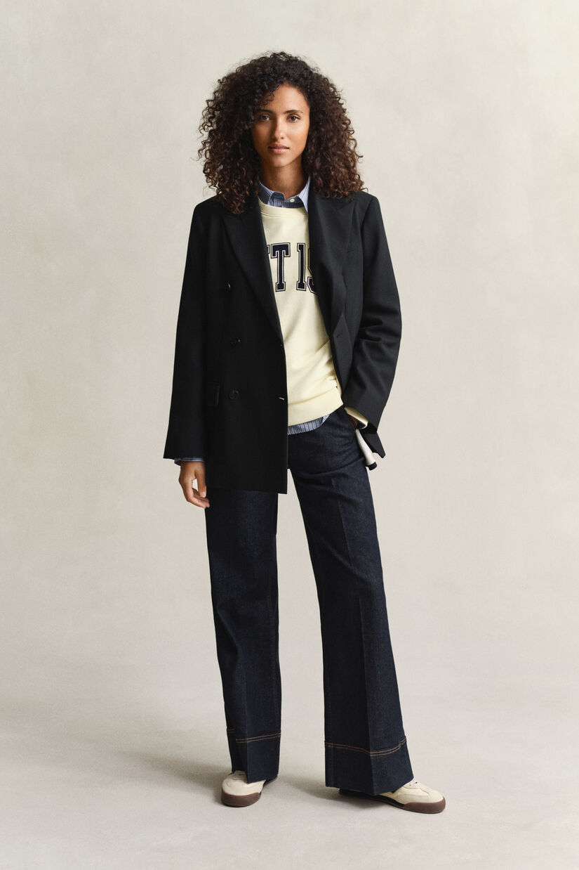 Graphic sweatshirt met ronde hals