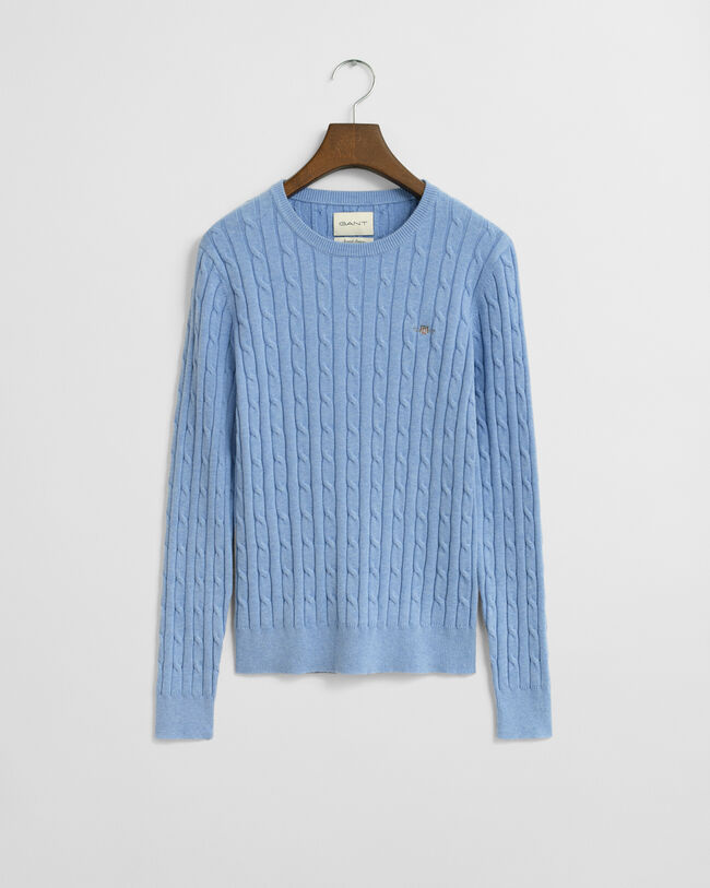 Kabeltrui met ronde hals