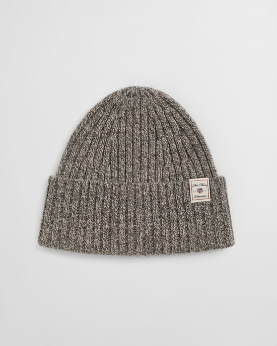 Beanie van moulin&eacute; wolmix