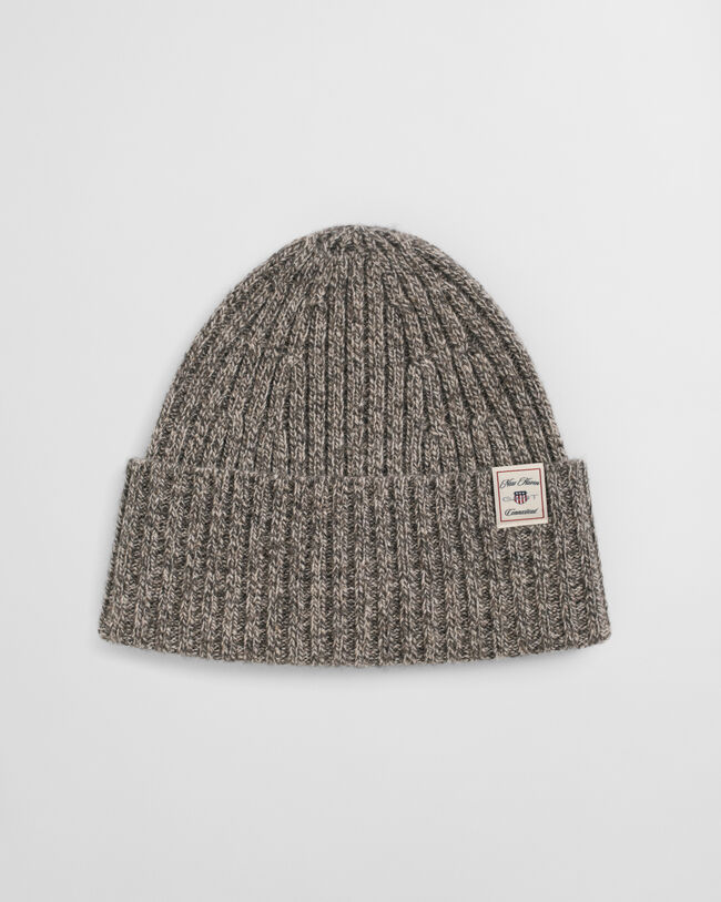 Beanie van moulin&eacute; wolmix