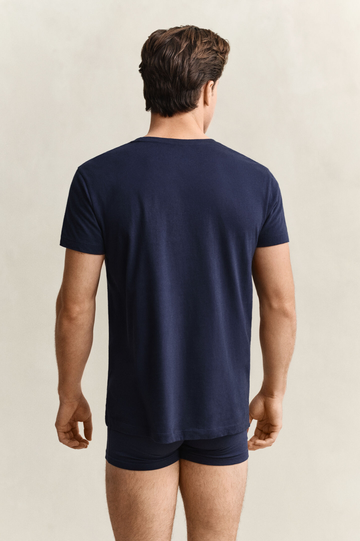 Set van twee T-shirts met ronde hals