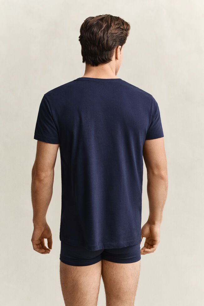 Set van twee T-shirts met ronde hals