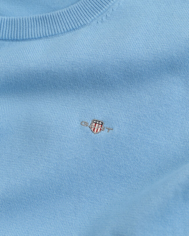 Teens Shield klassieke katoenen sweater met ronde hals