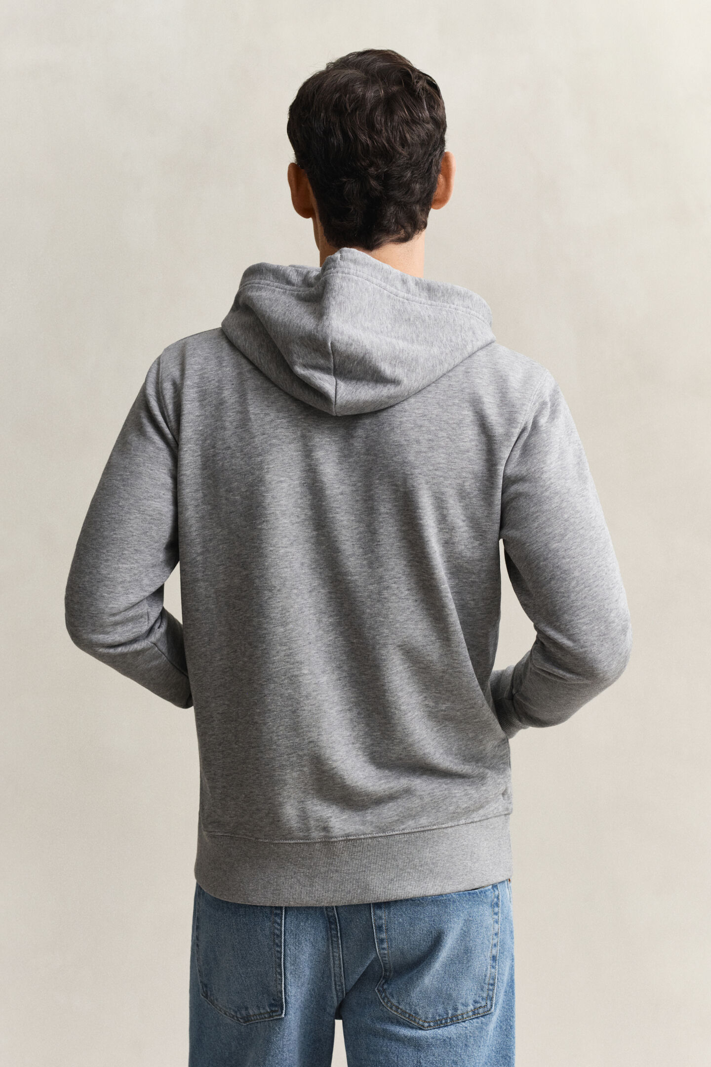 Shield hoodie met ritssluiting