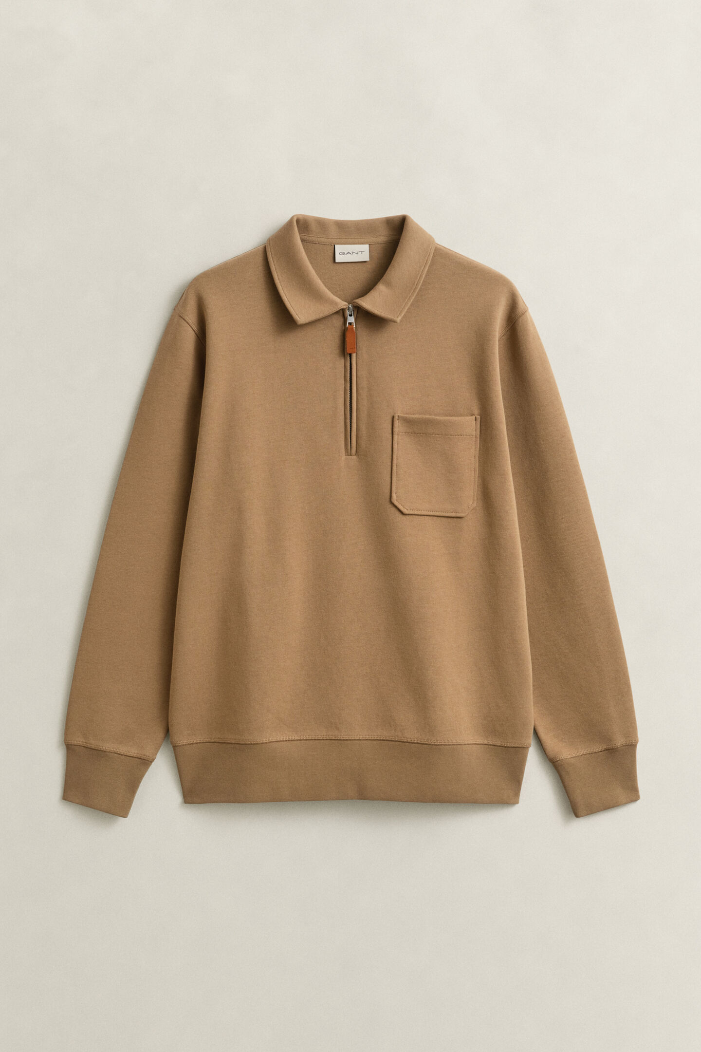 Punta di Roma sweatshirt met korte rits
