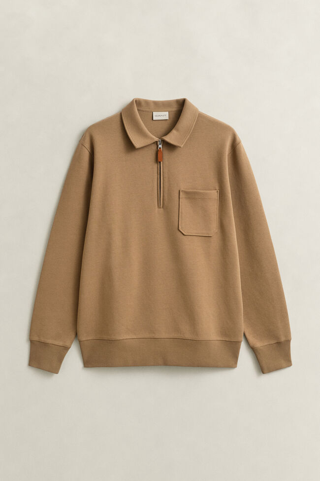 Punta di Roma sweatshirt met korte rits