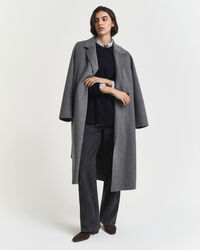 Trui met ronde hals van een zachte wol-kasjmiermix