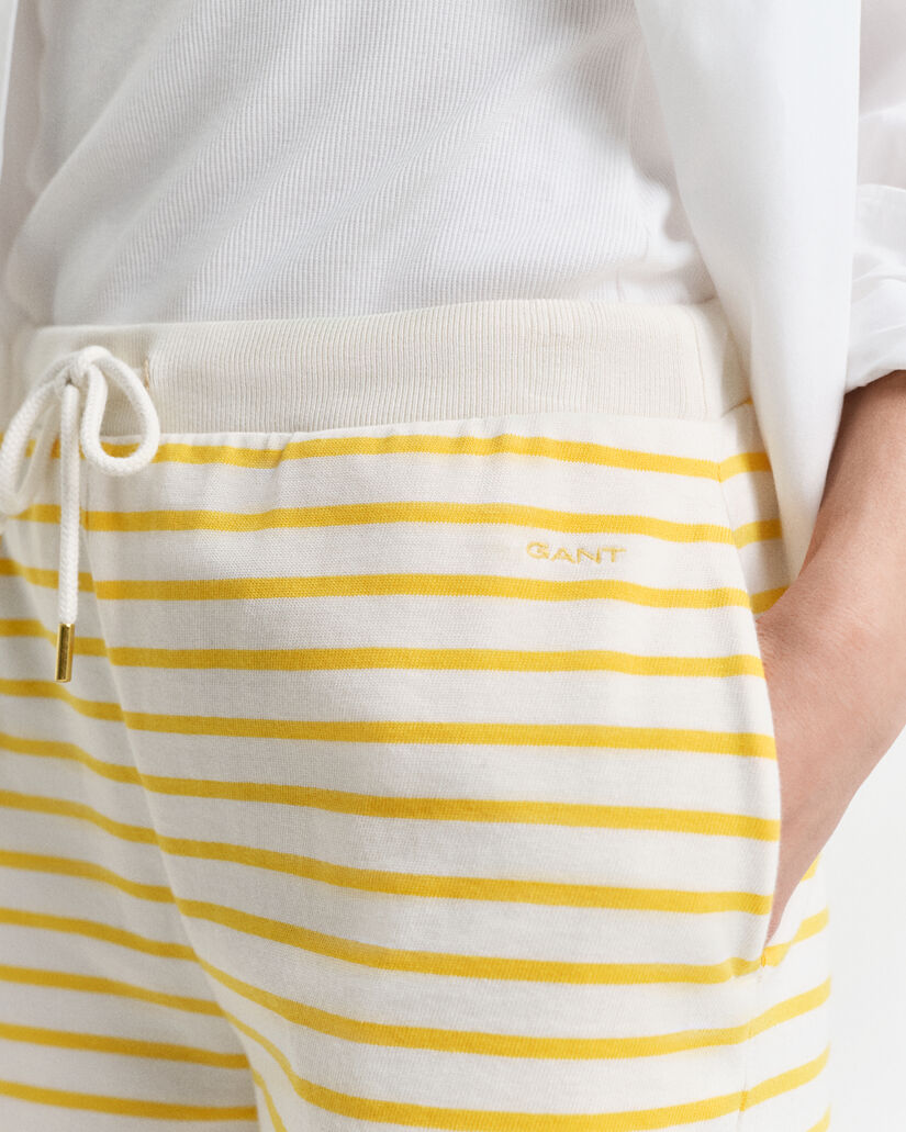 Jersey short met Bretonse streep